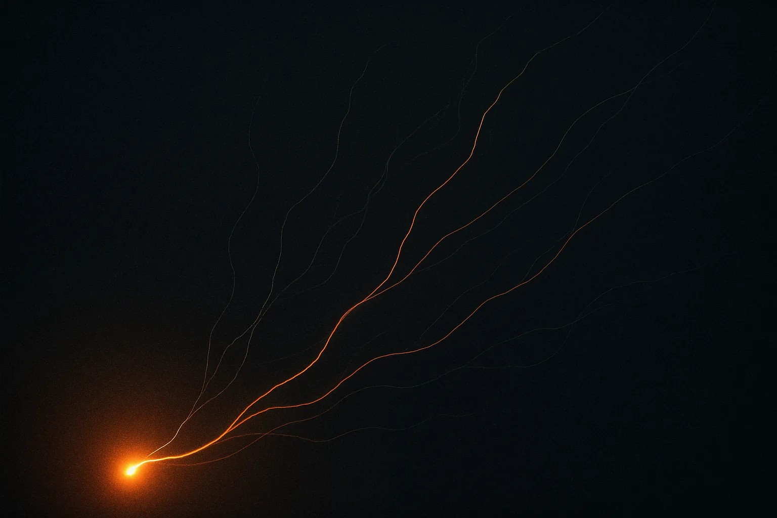 Abstract flowing paths art