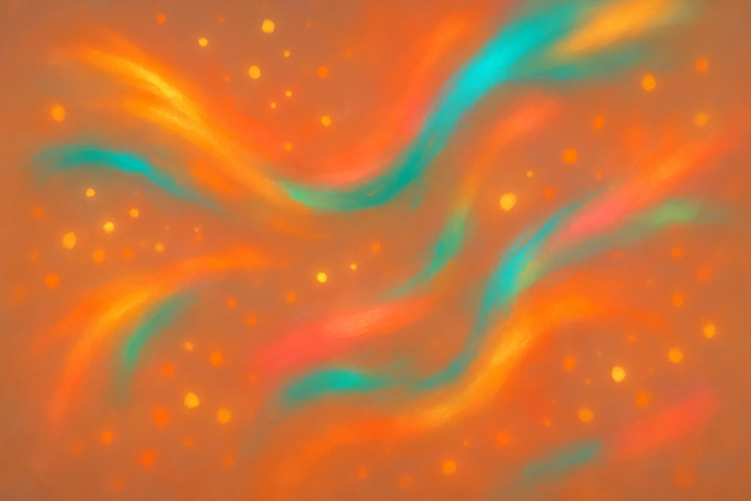 Abstract flowing colourful light — ideas taking shape